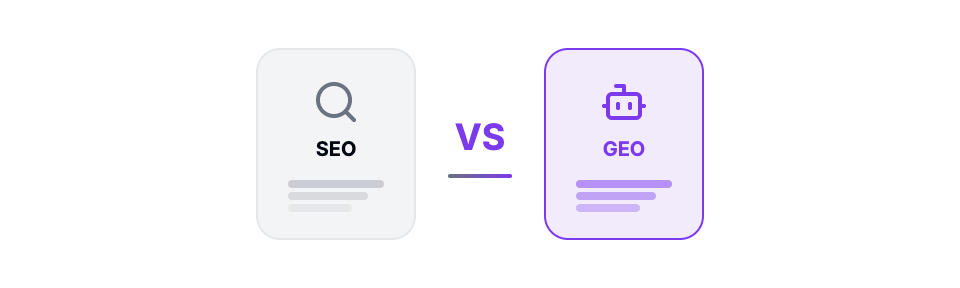 GEO (Generative Engine Optimization) vs SEO (Search Engine Optimization): What's The Difference?